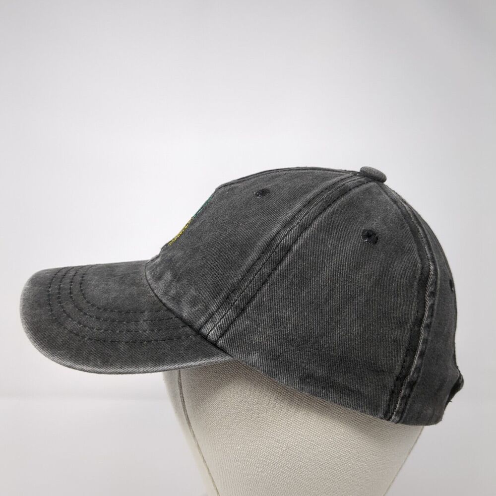 Pineapple Slideback Hat Gray One Size Solid Embro… - image 3
